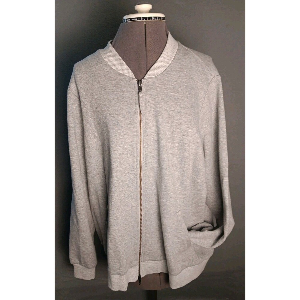 Eileen Fisher 100% Organic Cotton Sweater Bomber Jacket Full Zip Size 1X NWT